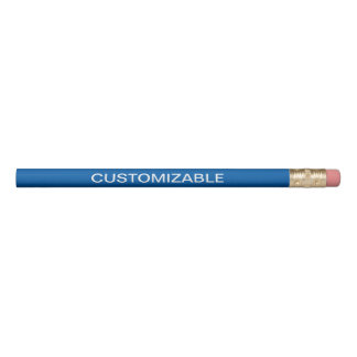 Customizable Customize Custom Blue Pencil