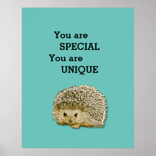 Customizable Cute Animal Nursery Poster 