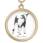 Customizable Cute Baby Goat Necklace at Zazzle