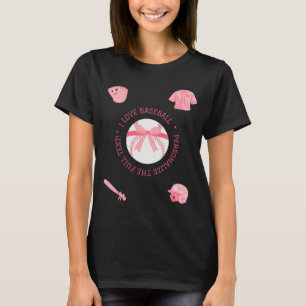 Customizable Cute Baseball Women's T-shirt
