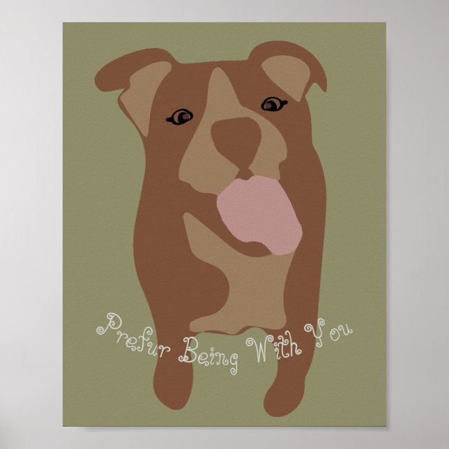 Customizable Cute Dog Companion Poster (Front)