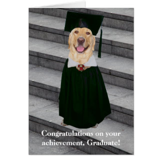 Funny Dog Graduation Cards | Zazzle