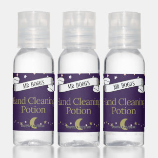 Customizable Cute Funny Wizard Magic Potion Theme Hand Sanitizer