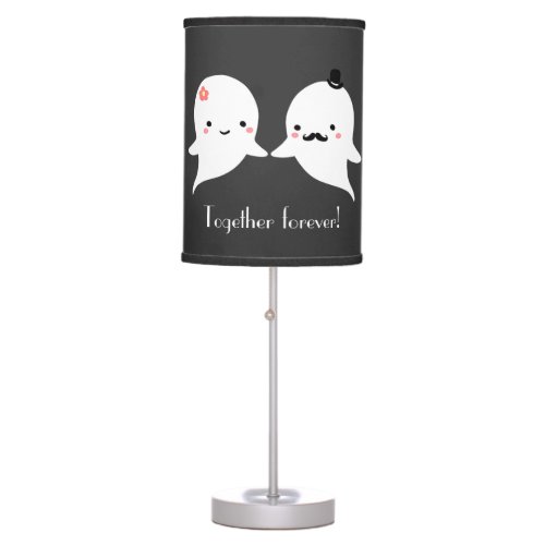 Customizable Cute Ghost Couple Table Lamp