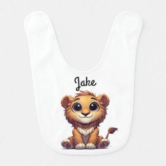 Customizable Cute Lion bib