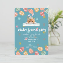 Customizable Cute Orange Cat Bunny Easter