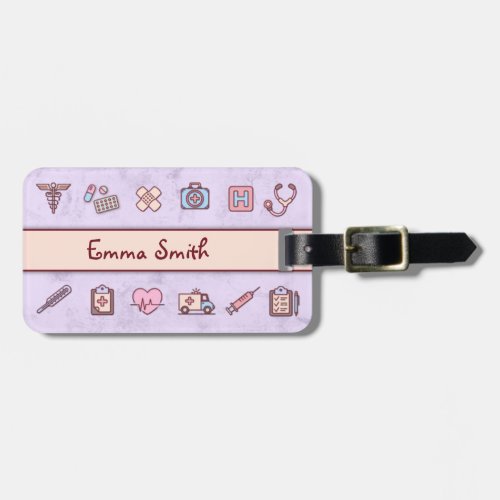 Customizable Cute Yami Kawaii Pastel Luggage Tag