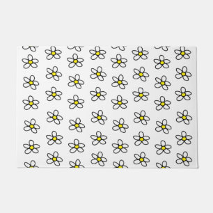 Customizable Daisies Doormat