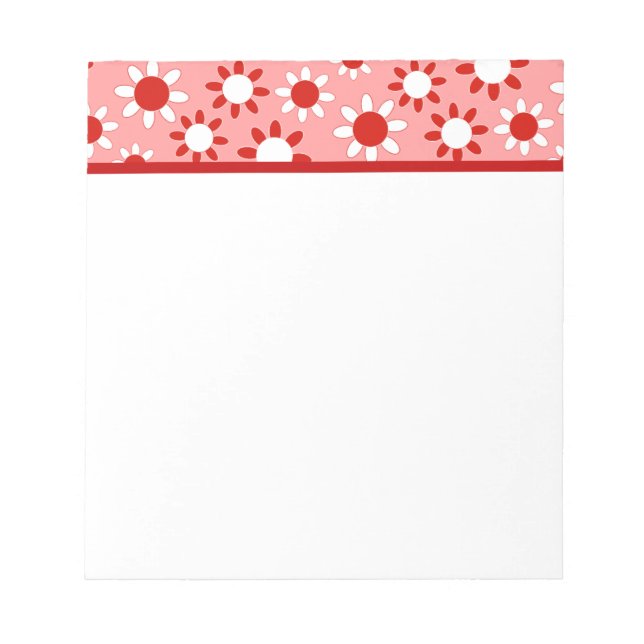 Customizable Daisies Notepad (Front)