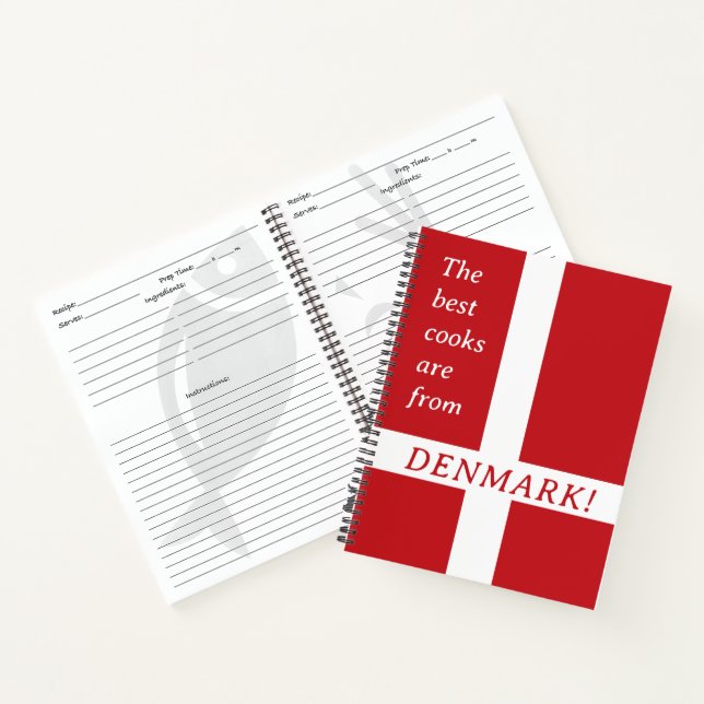 Customizable Danish Recipe Book (Inside)