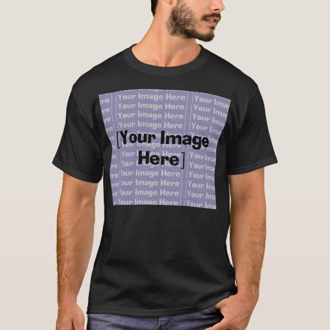 Customizable Dark T-Shirt Horizontal (Front)