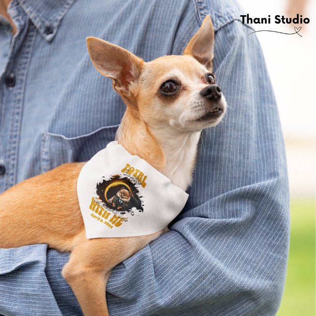 Customizable Date Total Eclipse Dog Parents' club Bandana (Creator Uploaded)