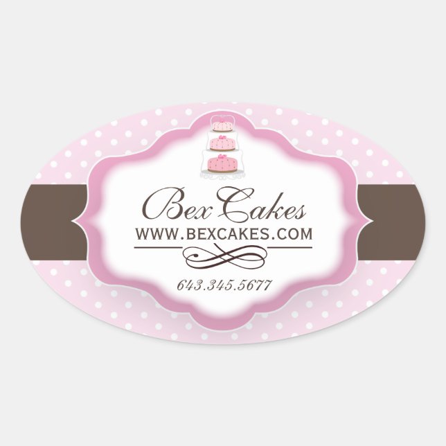 Customizable Decorative Bakery Stickers (Front)
