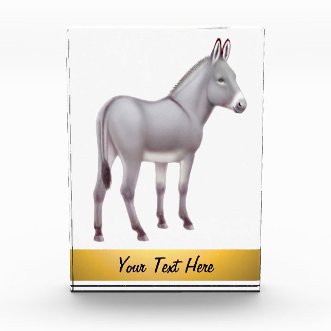 Customizable Democratic Donkey Award (Front)