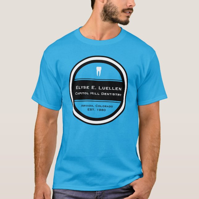 Customizable Dentistry Circle T-Shirt (Front)