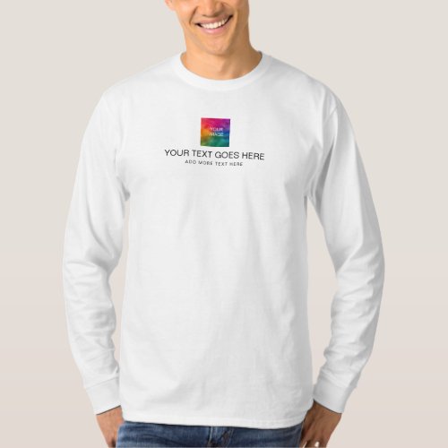 Customizable Design  Color Mens Modern Elegant T_Shirt