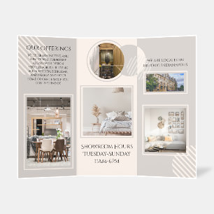 Customizable Design Studio Tri-Fold Layout Brochure
