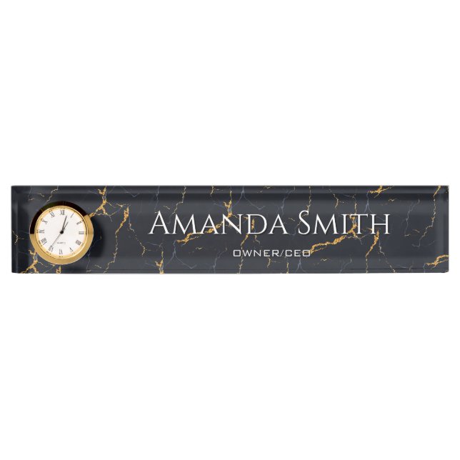 Customizable Desk Name Plate- OFFICE Plate (Front)