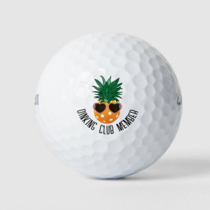 Customizable Dinking club, Pickleball pineapple  Golf Balls