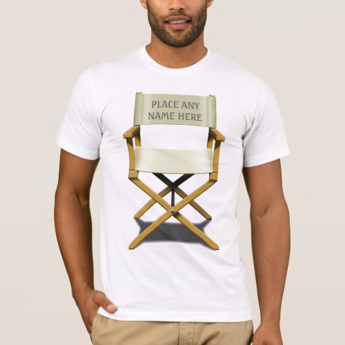 Customizable Directors Chair design T_Shirt