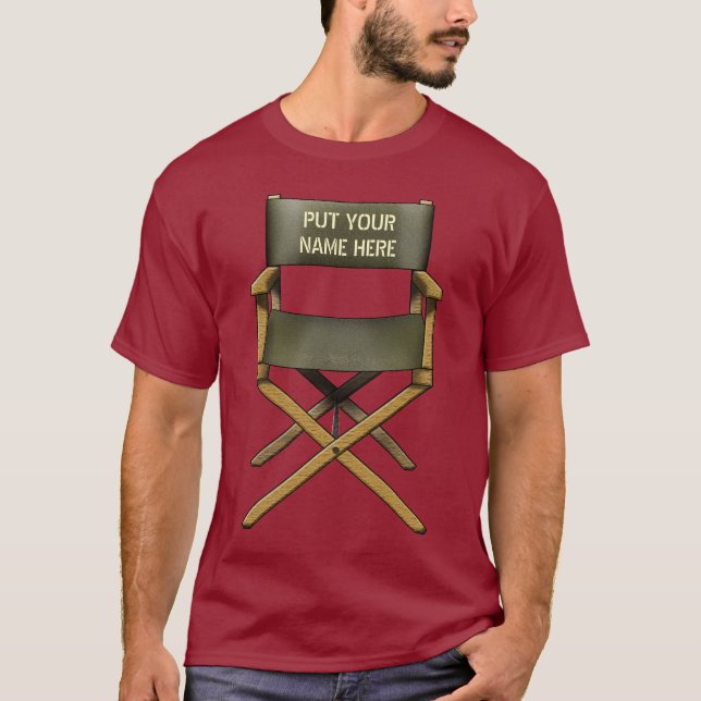 Customizable Director's Chair design T Shirts (Front)