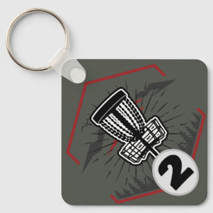 Customizable Disc Golf Bag Tag Keychain