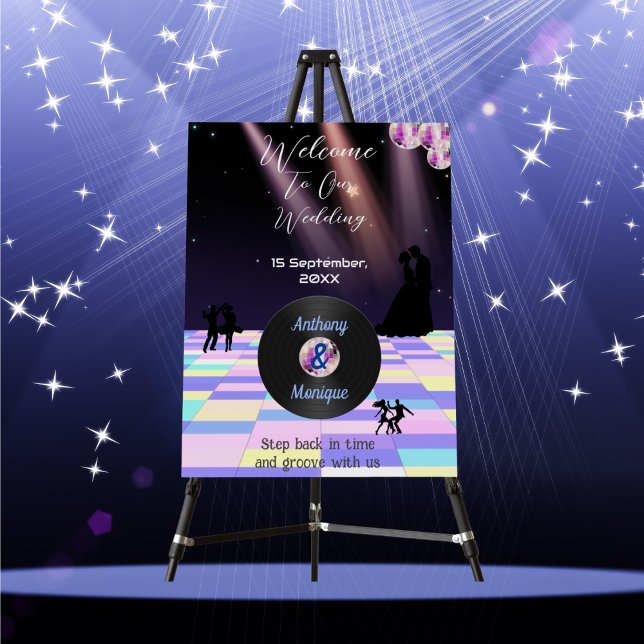 Customizable Disco Wedding Foam Board (Creator Uploaded)