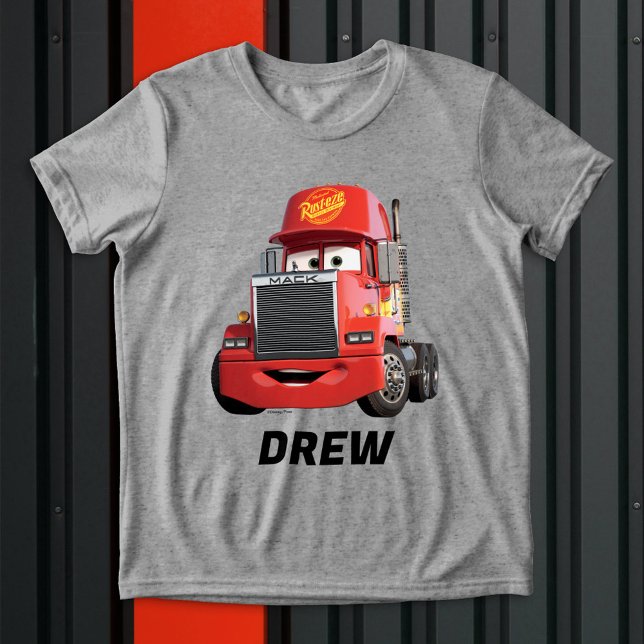 Customizable Disney Pixar's Cars 3 | Mack Tri-Blend Shirt (Shirt on background)