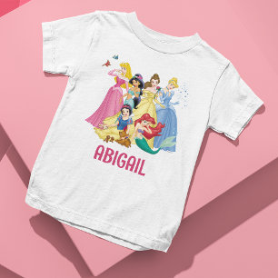 Customizable Disney Princess Birds and Animals Tri-Blend Shirt