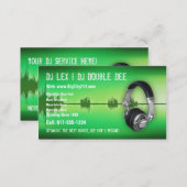 CUSTOMIZABLE DJ Business Card (Front/Back)