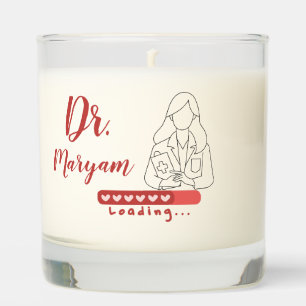 Customizable Doctor Candle - Add Your Name -