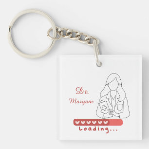 Customizable Doctor Keychain - Add Your Name -