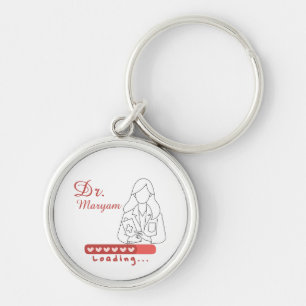 Customizable Doctor Keychain - Add Your Name -