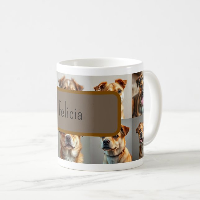 Customizable Dog Coffee Mug (Front Right)