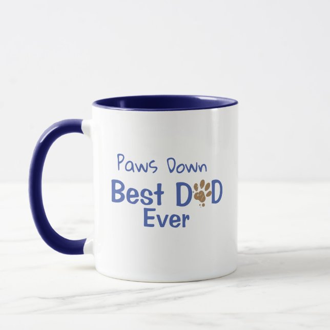 Customizable Dog Dad Father's Day Mug - Funny Gift (Left)