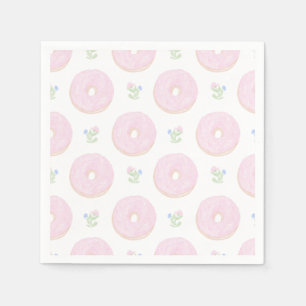 Customizable Donut Sweet First Birthday  Napkins
