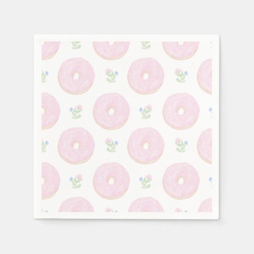 Customizable Donut Sweet First Birthday  Napkins