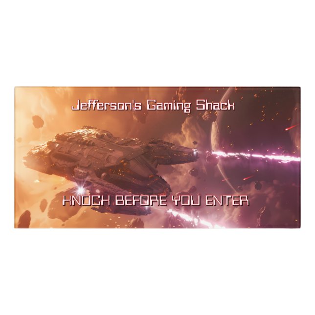  Customizable Door Sign  (Classic Front)