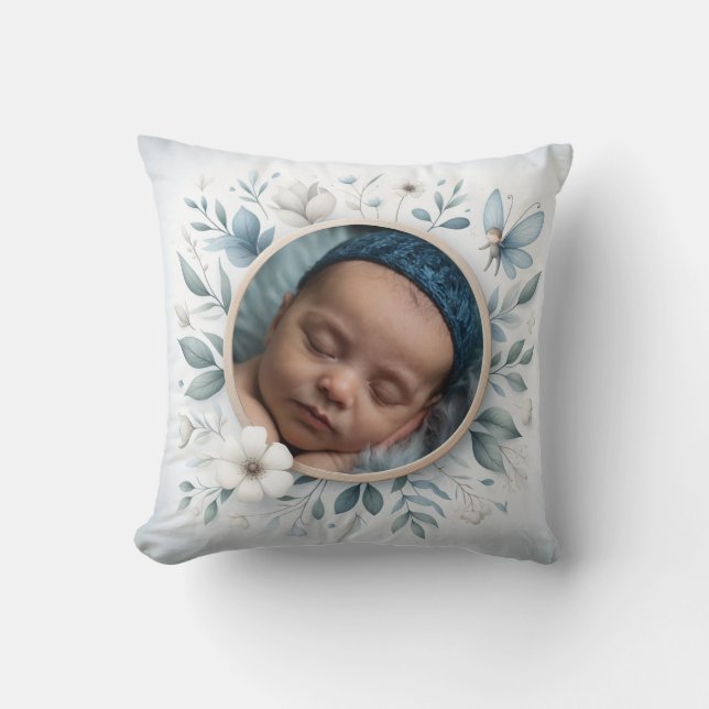 Customizable Double-Sided Pillow with Fairy Frame (Front)