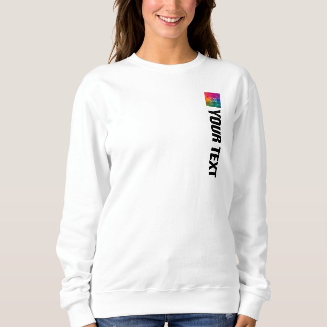 Customizable Double Sided Print Womens Modern Sweatshirt (Front)