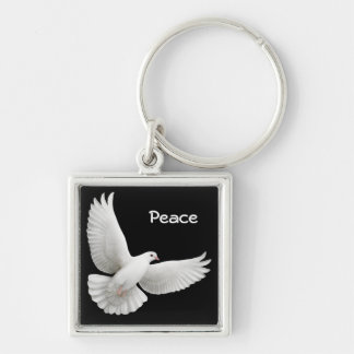 Customizable Dove Keychain