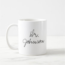 Customizable Dr.'s handwiting name mug funny
