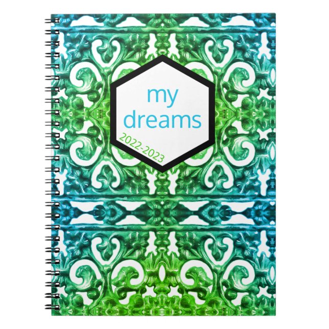 Customizable Dream Diary Notebook (Front)