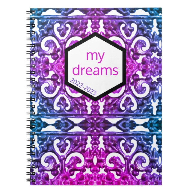 Customizable Dream Diary Notebook (Front)