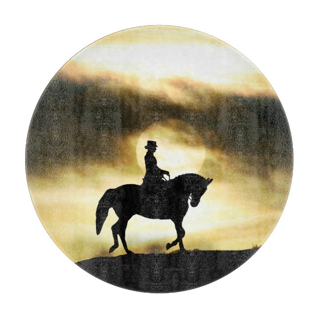 Customizable Dressage Cutting Board (Front)