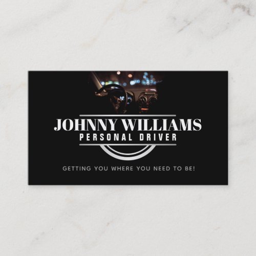 Customizable Driver Business Cards