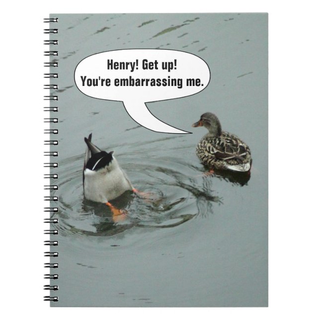 Customizable Ducks Notebook (Front)