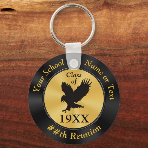 Customizable Eagle Inexpensive Class Reunion Ideas Keychain Zazzle