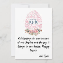 Customizable Easter card: Celebrating Resurrection