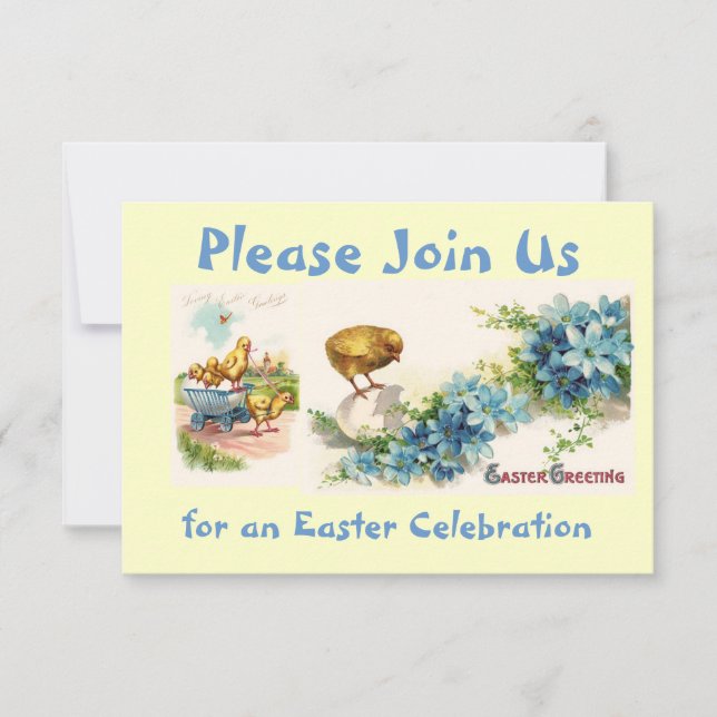 Customizable Easter Celebration Invitation (Front)